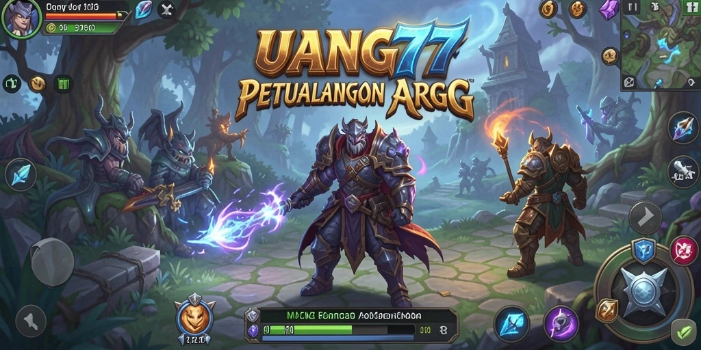 Tampilan gameplay UANG77 yang menarik dengan aksi bertarung yang mendebarkan.