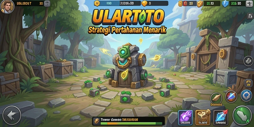 Gameplay seru ULARTOTO dalam genre Tower Defense dengan berbagai strategi unik.
